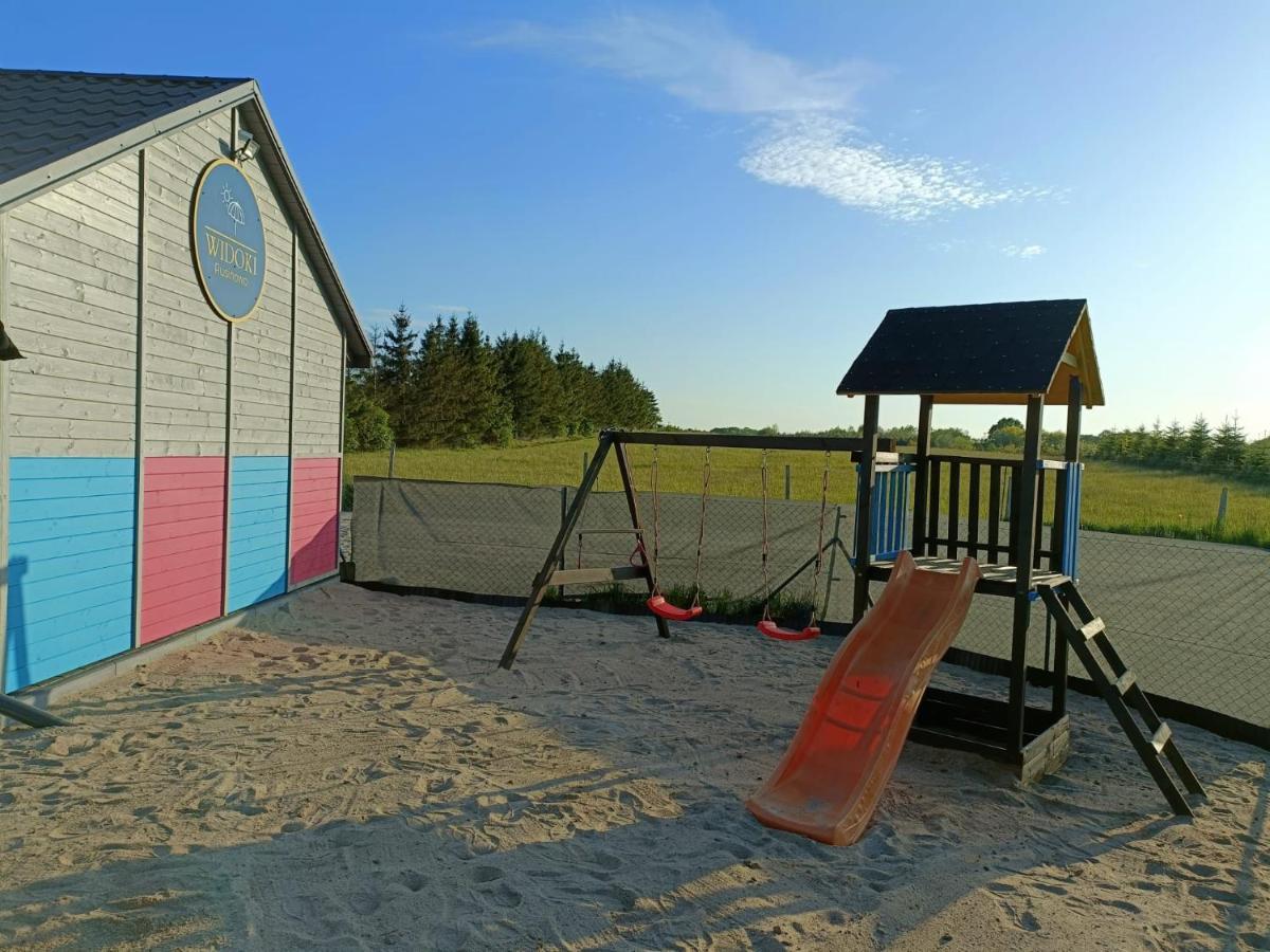 Widoki Rusinowo Domki Letniskowe Kültér fotó